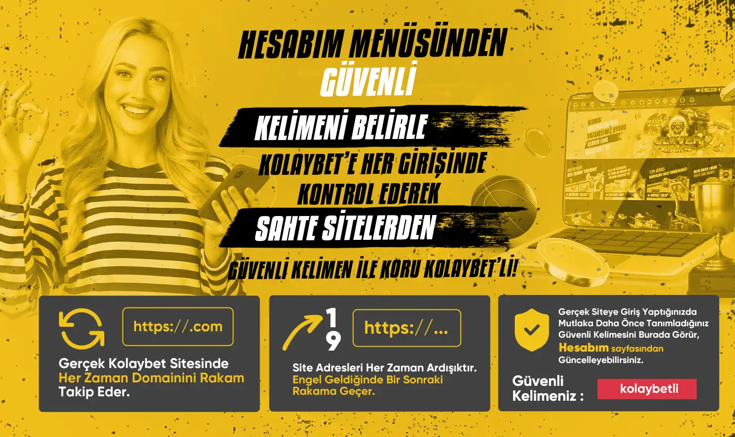 Güvenli Kelime ile Sahte Sitelerden Korun